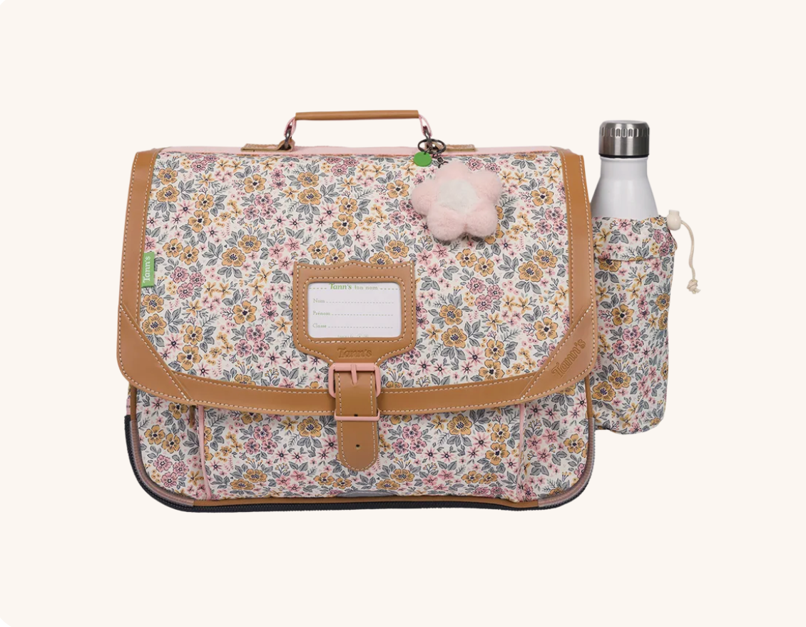 Cartable Héloïse multicolore 38cm poche gourde