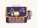 Cartable Maïna violet 38cm poche gourde