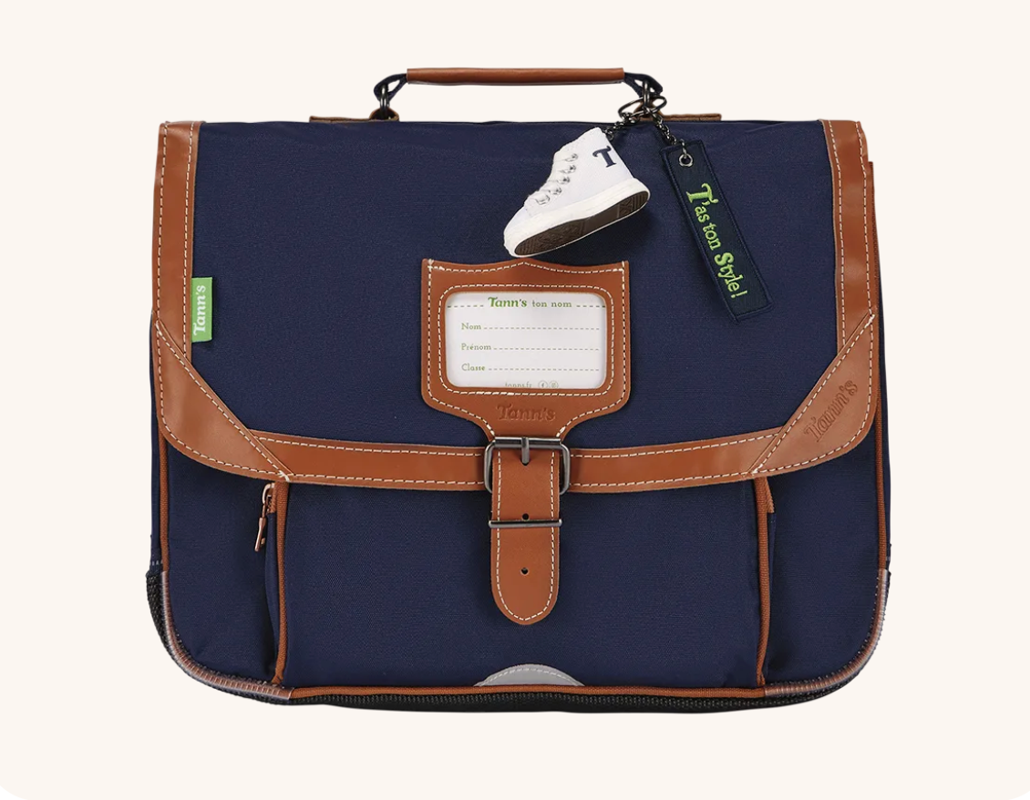 Cartable Camille bleu 35cm