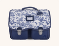 Cartable Toile de Jouy Marine Tann's x Tartine et Chocolat 33cm