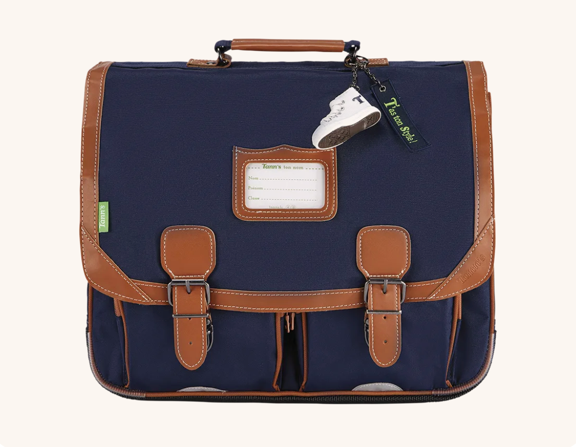Cartable Camille bleu 41cm