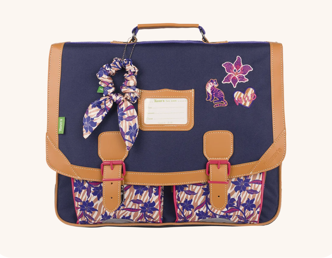 Cartable Maïna violet 41cm
